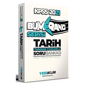 2021 KPSS Genel Kültür Bumerang Tarih Tamamı Çözümlü Soru Bankası-Yediiklim Yayınları