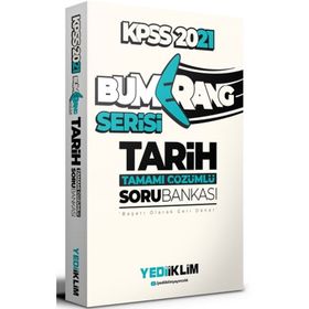 2021 KPSS Genel Kültür Bumerang Tarih Tamamı Çözümlü Soru Bankası-Yediiklim Yayınları
