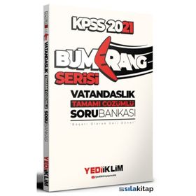 2021 KPSS Genel Kültür Bumerang Vatandaşlık Tamamı Çözümlü Soru Bankası-Yediiklim Yayınları