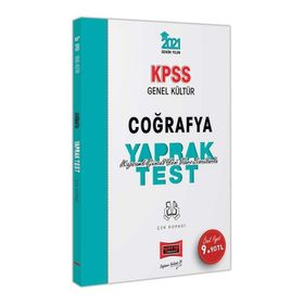 2021 Kpss Genel Kültür Coğrafya Çek Kopart Yaprak Test-Yargı Yayınları