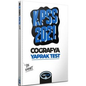 2021 KPSS Genel Kültür Coğrafya Çek Kopart Yaprak Test-Yediiklim Yayınları