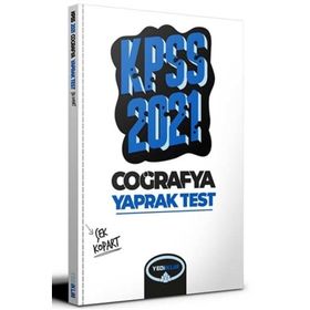 2021 KPSS Genel Kültür Coğrafya Çek Kopart Yaprak Test-Yediiklim Yayınları