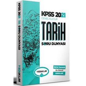 2021 Kpss Genel Kültür Tarih Soru Dünyası-Yediiklim Yayınları