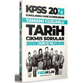2021 Kpss Genel Kültür Tarih Soru Dünyası-Yediiklim Yayınları