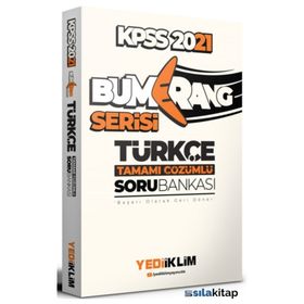 2021 KPSS Genel Yetenek Bumerang Türkçe Tamamı Çözümlü Soru Bankası-Yediiklim Yayınları