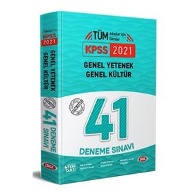 2021 KPSS Genel Yetenek Genel Kültür 41 Deneme-Data Yayınları