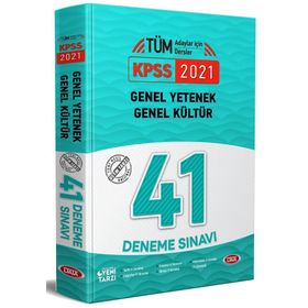 2021 KPSS Genel Yetenek Genel Kültür 41 Deneme-Data Yayınları