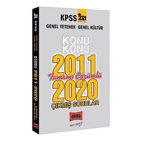 2021 KPSS Genel Yetenek Genel Kültür Konu Konu Tamamı Çözümlü Çıkmış Sorular-Yargı Yayınları