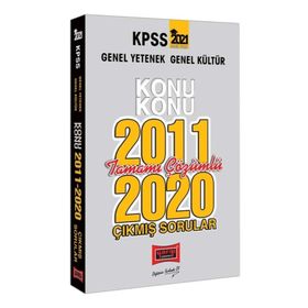 2021 KPSS Genel Yetenek Genel Kültür Konu Konu Tamamı Çözümlü Çıkmış Sorular-Yargı Yayınları