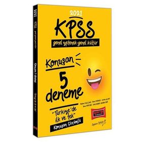 2021 KPSS Genel Yetenek Genel Kültür Konuşan Çözümlü 5 Deneme-Yargı Yayınları