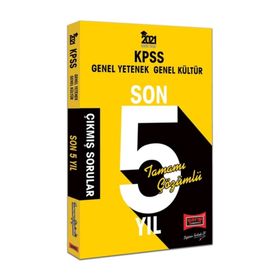 2021 Kpss Genel Yetenek Genel Kültür Son 5 Yıl Tamamı Çözümlü Çıkmış Soruları-Yargı Yayınları