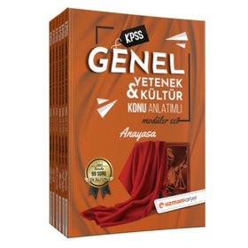 2021 KPSS Genel Yetenek & Kültür Konu Anlatımlı Modüler Set 6 Kitap-Uzman Kariyer Yayınları