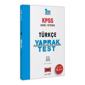 2021 Kpss Genel Yetenek Türkçe Çek Kopart Yaprak Test-Yargı Yayınları