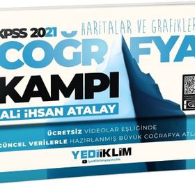 2021 Kpss Haritalar ve Grafiklerle Coğrafya Kampı-Yediiklim Yayınları