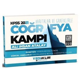 2021 Kpss Haritalar ve Grafiklerle Coğrafya Kampı-Yediiklim Yayınları