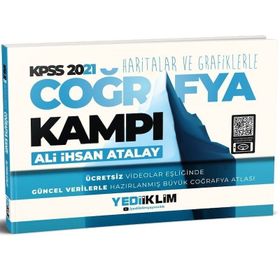 2021 Kpss Haritalar ve Grafiklerle Coğrafya Kampı-Yediiklim Yayınları