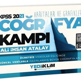 2021 Kpss Haritalar ve Grafiklerle Coğrafya Kampı-Yediiklim Yayınları