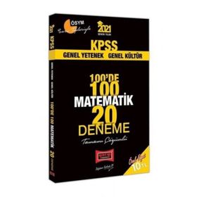 2021 KPSS Matematik 100'de 100 Tamamı Çözümlü 20 Deneme-Yargı Yayınları