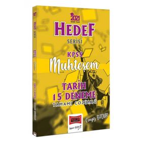 2021 KPSS Muhteşem Tarih Tamamı Çözümlü 15 Deneme Hedef Serisi-Yargı Yayınları