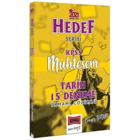 2021 KPSS Muhteşem Tarih Tamamı Çözümlü 15 Deneme Hedef Serisi-Yargı Yayınları