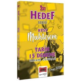 2021 KPSS Muhteşem Tarih Tamamı Çözümlü 15 Deneme Hedef Serisi-Yargı Yayınları