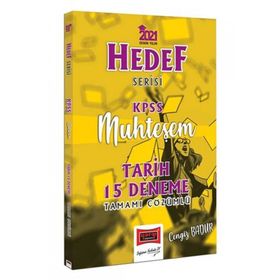 2021 KPSS Muhteşem Tarih Tamamı Çözümlü 15 Deneme Hedef Serisi-Yargı Yayınları
