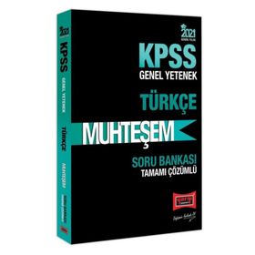 2021 Kpss Muhteşem Türkçe Tamamı Çözümlü Soru Bankası-Yargı Yayınları