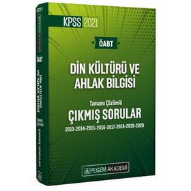 2021 KPSS ÖABT Din Kültürü ve Ahlak Bilgisi Öğretmenliği Tamamı Çözümlü Soru Bankası-Pegem Akedemi Yayınları