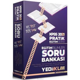 2021 KPSS Pratik Eğitim Serisi Eğitim Bilimleri Soru Bankası-Yediiklim Yayınları