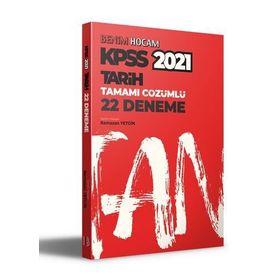 2021 Kpss Tarih Tamamı Çözümlü 22 Deneme-Benim Hocam Yayınları