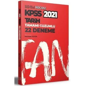 2021 Kpss Tarih Tamamı Çözümlü 22 Deneme-Benim Hocam Yayınları