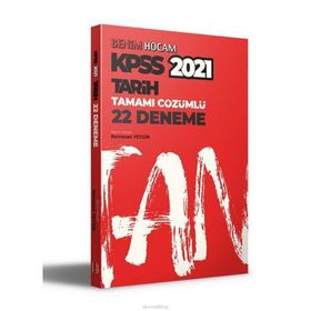 2021 Kpss Tarih Tamamı Çözümlü 22 Deneme-Benim Hocam Yayınları