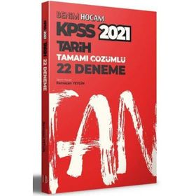 2021 Kpss Tarih Tamamı Çözümlü 22 Deneme-Benim Hocam Yayınları