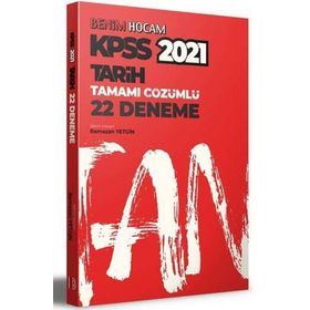 2021 Kpss Tarih Tamamı Çözümlü 22 Deneme-Benim Hocam Yayınları