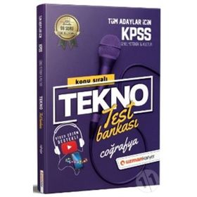 2021 KPSS Tekno Konu Konu Test Bankası Coğrafya-Uzman Kariyer Yayınları