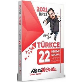 2021 Kpss Türkçe Tamamı Çözümlü 22 Deneme-Benim Hocam Yayınları