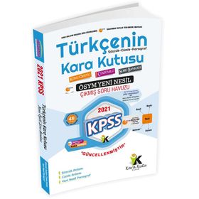 2021 Kpss Türkçenin Kara Kutusu Dijital Çözümlü Anlam Bilgisi Konu Özetli Soru Bankası-İnformal Yayınları