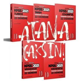 2021 Kpss Vatandaşlık Tamamı Çözümlü 22 Deneme-Benim Hocam Yayınları