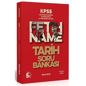 2021 KPSS ve Tüm Sınavlar Fetihname Çözümlü Tarih Soru Bankası-Bekir Çelik Yayınları