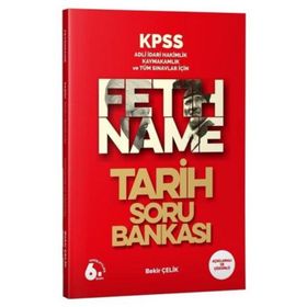 2021 KPSS ve Tüm Sınavlar Fetihname Çözümlü Tarih Soru Bankası-Bekir Çelik Yayınları