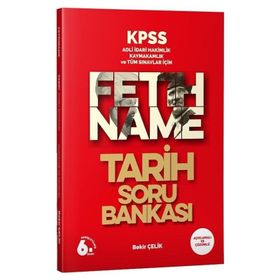 2021 KPSS ve Tüm Sınavlar Fetihname Çözümlü Tarih Soru Bankası-Bekir Çelik Yayınları