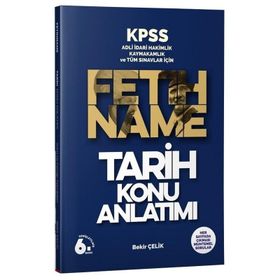 2021 KPSS ve Tüm Sınavlar Fetihname Çözümlü Tarih Soru Bankası-Bekir Çelik Yayınları