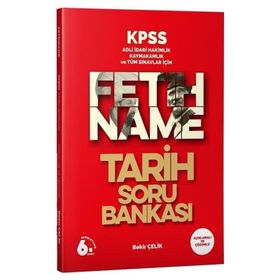 2021 KPSS ve Tüm Sınavlar Fetihname Çözümlü Tarih Soru Bankası-Bekir Çelik Yayınları