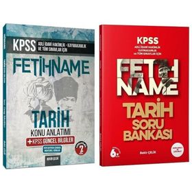 2021 KPSS ve Tüm Sınavlar Fetihname Çözümlü Tarih Soru Bankası-Bekir Çelik Yayınları