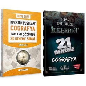2021 KPSS'NİN Pusulası Coğrafya Tamamı Çözümlü 20 Deneme Sınavı-Doğru Tercih Yayınları