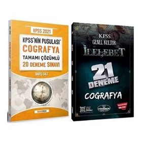 2021 KPSS'NİN Pusulası Coğrafya Tamamı Çözümlü 20 Deneme Sınavı-Doğru Tercih Yayınları
