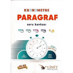 2021 Kronometre Paragraf Soru Bankası-Limit Yayınları