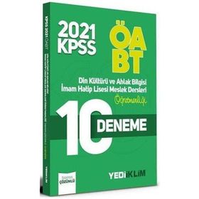 2021 ÖABT Din Kültürü ve Ahlak Bilgisi İmam Hatip Lisesi Meslek Dersleri Öğretmenliği Konu Anlatımı-Yediiklim Yayınları