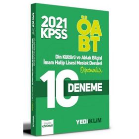 2021 ÖABT Din Kültürü ve Ahlak Bilgisi İmam Hatip Lisesi Meslek Dersleri Öğretmenliği Konu Anlatımı-Yediiklim Yayınları
