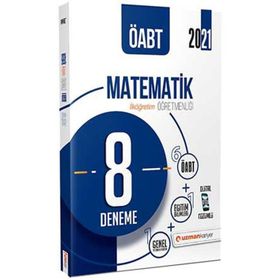 2021 ÖABT İlköğretim Matematik Öğretmenliği 8 Deneme Dijital Çözümlü-Uzman Kariyer Yayınları